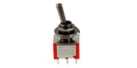 ALLPARTS EP-4180-003 Black On On On Round Bat Mini Switch