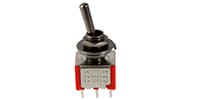 ALLPARTS EP-4181-003 Black On On Round Bat Mini Switch