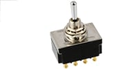 ALLPARTS EP-4363-010 4-Pole On On On 4PDT Mini Switch