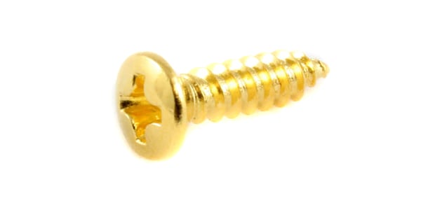 /GS-0001-002 Pack of 20 Gold Pickguard Screws