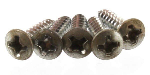 /GS-0001-007 Pack of 20 Aged Nickel Pickguard Screws