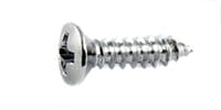 ALLPARTS GS-0001-010 Pack of 20 Chrome Pickguard Screws