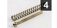 ALLPARTS / GS-0012-001 Pack of 4 Nickel Humbucking Screws