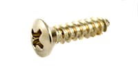 ALLPARTS GS-0050-001 Pack of 20 Nickel G Size Pickguard Screws