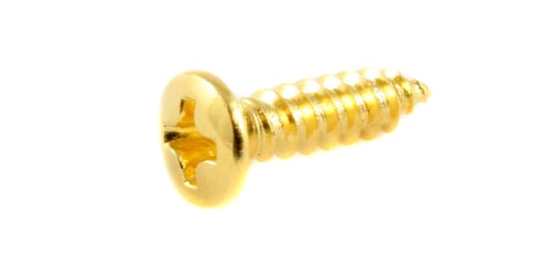 /GS-0050-002 Pack of 20 Gold G Size Pickguard Screws