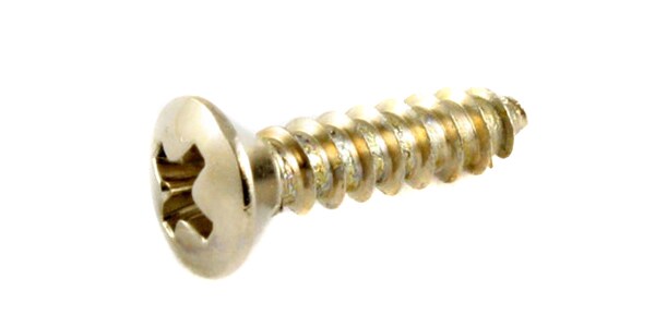 /GS-0050-005 Pack of 20 Steel G Size Pickguard Screws