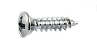 ALLPARTS GS-0050-010 Pack of 20 Chrome G Size Pickguard Screws