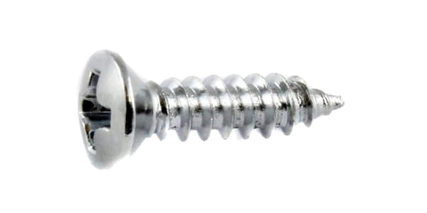 /GS-0050-010 Pack of 20 Chrome G Size Pickguard Screws