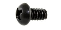 ALLPARTS GS-0368-003 STAINLESS BLADE SWITCH SCREWS BLACK