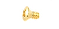 ALLPARTS GS-3263-002 Pack of 8 Gold Switch Mounting Screws