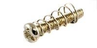 ALLPARTS GS-3324-001 Pack of 6 Nickel Metric Bridge Length Screws