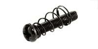 ALLPARTS GS-3324-003 Pack of 6 Black Metric Bridge Length Screws