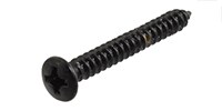 ALLPARTS GS-3364-003 Pack of 5 Black 1-Inch Bridge Mounting Screws