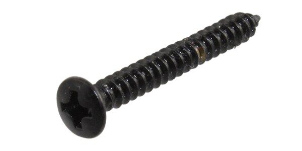 /GS-3364-003 Pack of 5 Black 1-Inch Bridge Mounting Screws