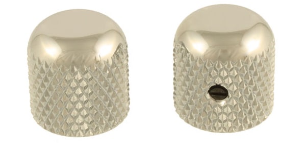 ALLPARTS / MK-0110-001 Nickel Dome Knobs