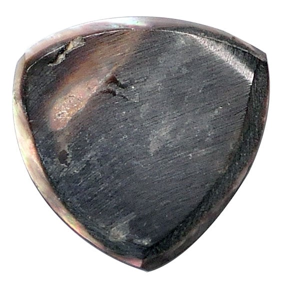 /Wild Picks Mother of Pearl Tri Pick Chamfer Black Small