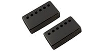 ALLPARTS PC-0300-003 49.2mm Humbucking Pickup Cover Set Black