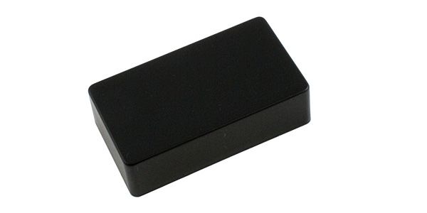 /PC-0303-023 Humbucking Pickup Covers No Holes Black Plastic