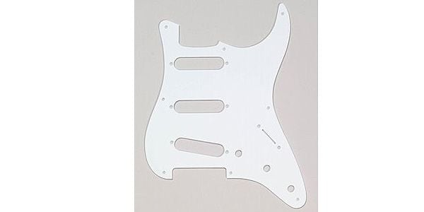 /PG-0550-025 White Pickguard for Stratocaster