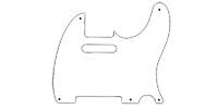 ALLPARTS PG-0560-025 White Pickguard for Telecaster