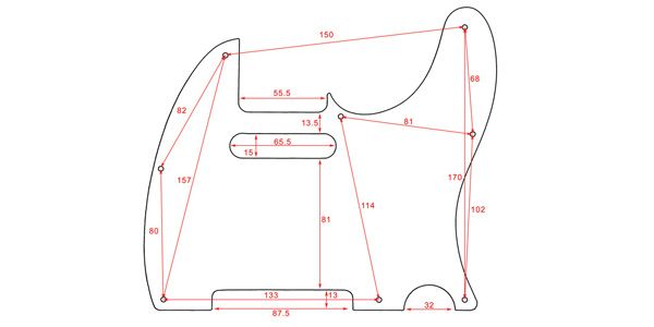 ALLPARTS / PG-0562-024 Mint Green Pickguard for Telecaster 画像2