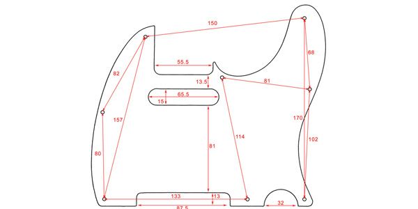 ALLPARTS / PG-0562-043 Tortoise Pickguard for Telecaster 画像2