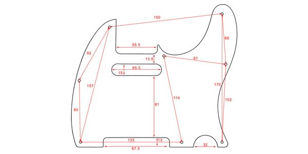 ALLPARTS / PG-0562-065 Parchment Pearloid Pickguard for Telecaster 画像2