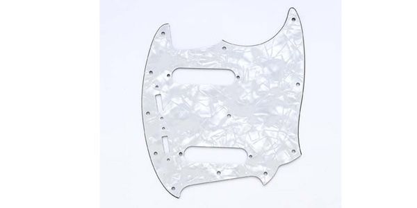 /PG-0581-055 White Pearloid Pickguard for Mustang