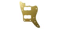 ALLPARTS PG-0582-060 Gold Anodized Pickguard for Jazzmaster