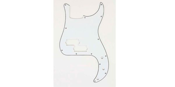 /PG-0750-035 White Pickguard for Precision Bass