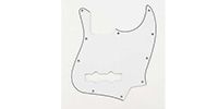 ALLPARTS PG-0755-035 White Pickguard for Jazz Bass