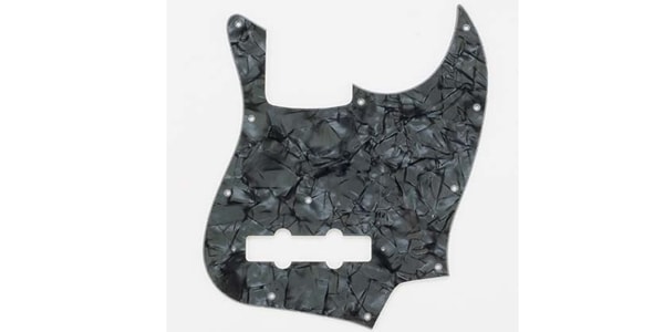 /PG-0755-052 Dark Black Pearloid Pickguard for Jazz Bass