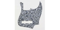 ALLPARTS PG-0755-053 Black Pearloid Pickguard for Jazz Bass