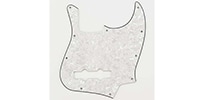 ALLPARTS / PG-0755-055 White Pearloid Pickguard for Jazz Bass