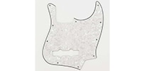 ALLPARTS PG-0755-055 White Pearloid Pickguard for Jazz Bass