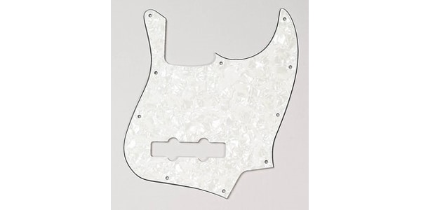 /PG-0755-065 Parchment Pearloid Pickguard for Jazz Bass