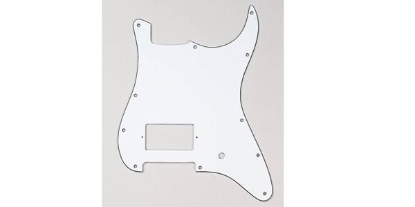 /PG-0993-035 1 Humbucker White Pickguard for Stratocaster