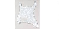 ALLPARTS PG-0993-055 1 Humbucker White Pearloid Pickguard for Stratoc