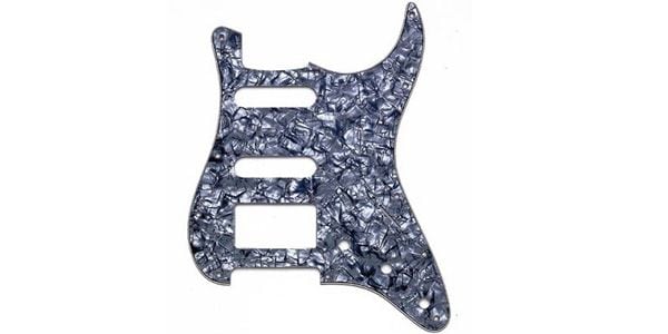 /PG-0995-053 1HB 2SC Black Pearloid Pickguard for Stratocaste