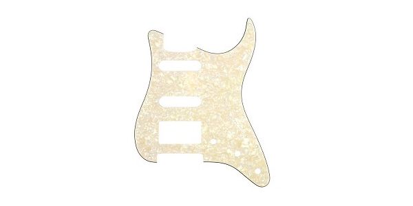 /PG-0995-065 1HB 2SC Parchement Pearloid Pickguard