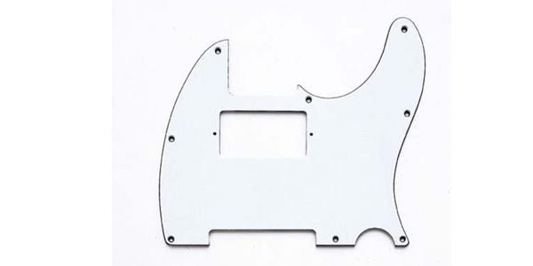 /PG-9562-035 White Humbucking Pickguard for Telecaster