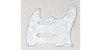 ALLPARTS PG-9563-055 White Pearloid S-Cut Pickguard for Telecaster