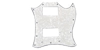 ALLPARTS PG-9803-055 Large White Pearloid Pickguard for SG Style