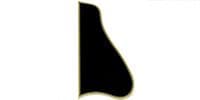 ALLPARTS /  PG-9815-023 Bound Black Pickguard for L-5 Style