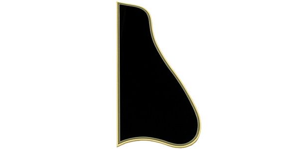 /PG-9815-023 Bound Black Pickguard for L-5 Style