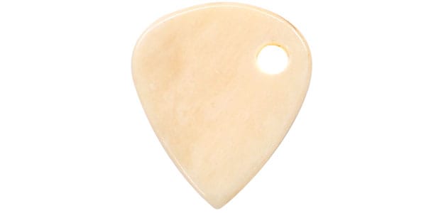 Animals Pedal / Wild Picks Ram Horn Tear Drop White Side Hall Small