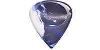  Wild Picks Resin Tear Drop Dent Deep Blue and White