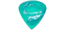  Wild Picks Resin Tear Drop Dent Green and White