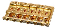 ALLPARTS SB-0100-002 Gold Non-Tremolo Bridge