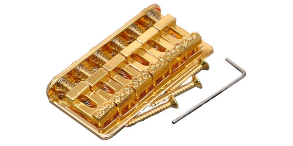 ALLPARTS / SB-0100-002 Gold Non-Tremolo Bridge画像2